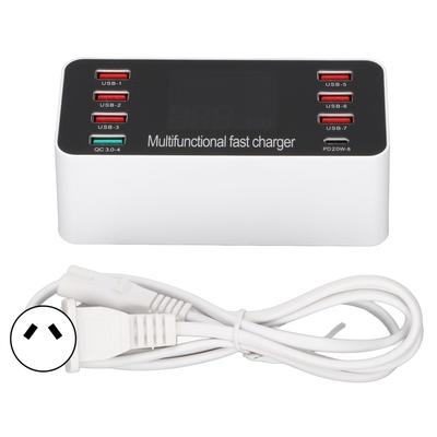 60 Вт многофункциональное зарядное устройство USB 8 портов настольная зарядная станция с быстрой зарядкой 3.0 порт USB порт типа C
