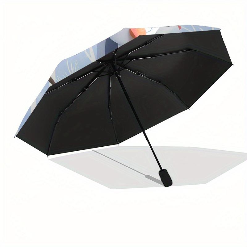 Disney Olaf,Frozen,Autumn Manual Opening and Closing Umbrella, 8-Rib Reinforced Folding Design, Lightweight