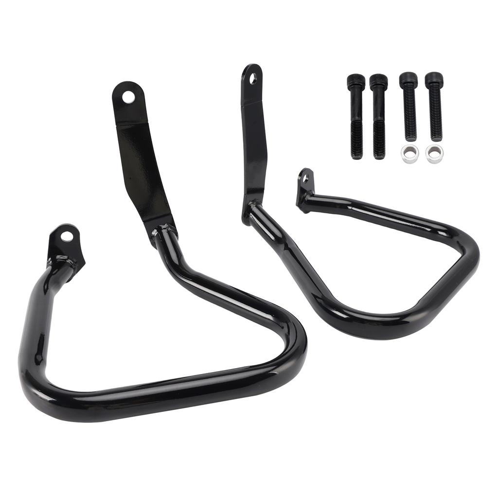 Engine Guard Frame Anti-Crash Bumper Protector Black for Low Rider Fxlrst 2022 2023 2024