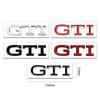 AABIN1 3D ABS GTI Emblem Car Body Tail Trunk Decoration Stickers Auto Accessories For Volkswagen VW Golf Polo Beetle Passat T-ROC Caddy