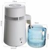 Дистиллятор воды большой емкости 4 л 750 Вт медицинское оборудование для очистки воды из нержавеющей стали дистиллированная вода