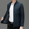 Мужские весенние и осенние лацканы, новые мужские куртки, деловая повседневная однотонная мужская рабочая одежда