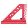 3D Многоугольная измерительная линейка Линейка для разметки положения отверстий 45 90 градусов Плотницкий угольник с
