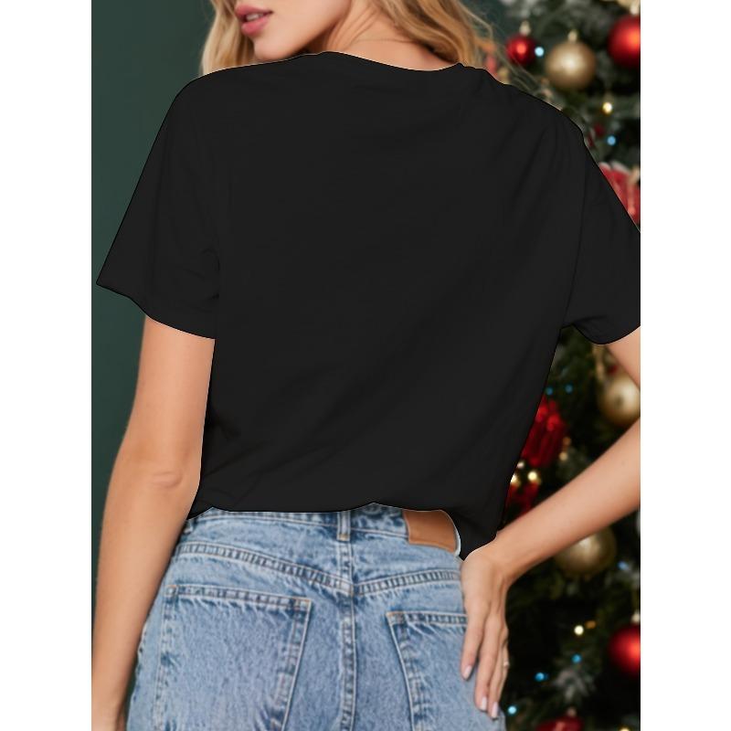 Женская футболка с коротким рукавом, стразами-бантом и леопардовым принтом, европейский размер - Сверкающий топ с круглым вырезом, мягкая блузка для вечеринок весной, летом, осенью