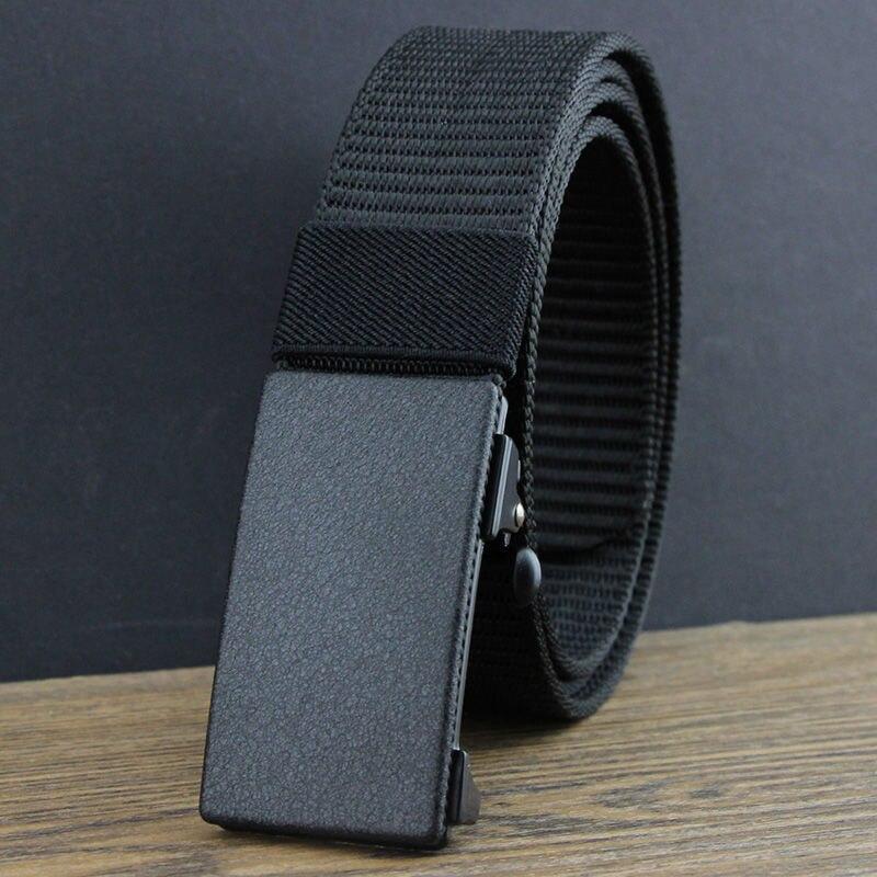 Мужской ремень для занятий спортом на открытом воздухе для джинсовых брюк, дизайнерский повседневный модный ремень, холст, тактический ремень для брюк, деловой ремешок HB042