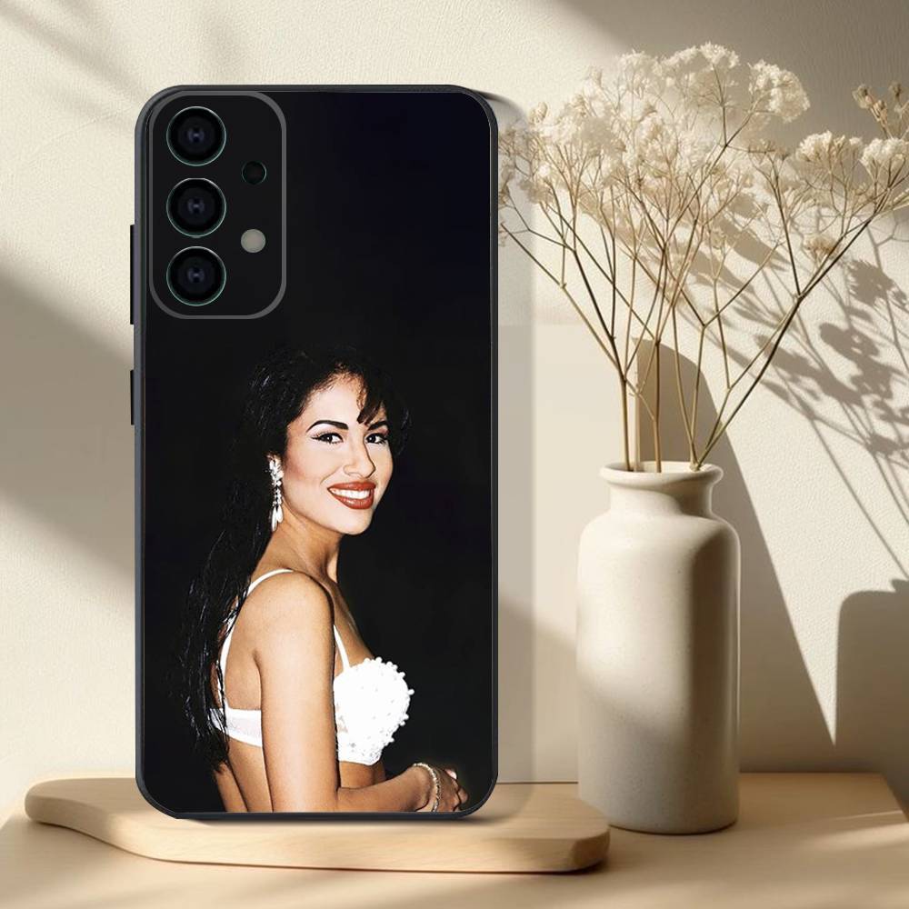 Чехол для телефона S-Selena Quintanilla для Samsung S25, S24, S21, S22, S23, S30, Ultra, S20, Plus, Fe, Lite, Note, 10, 9, 5G Черный чехол