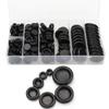 200Pcs Closed Hole Plugs Rubber Grommets Black Washers for Wiring NEW Firewall Grommet