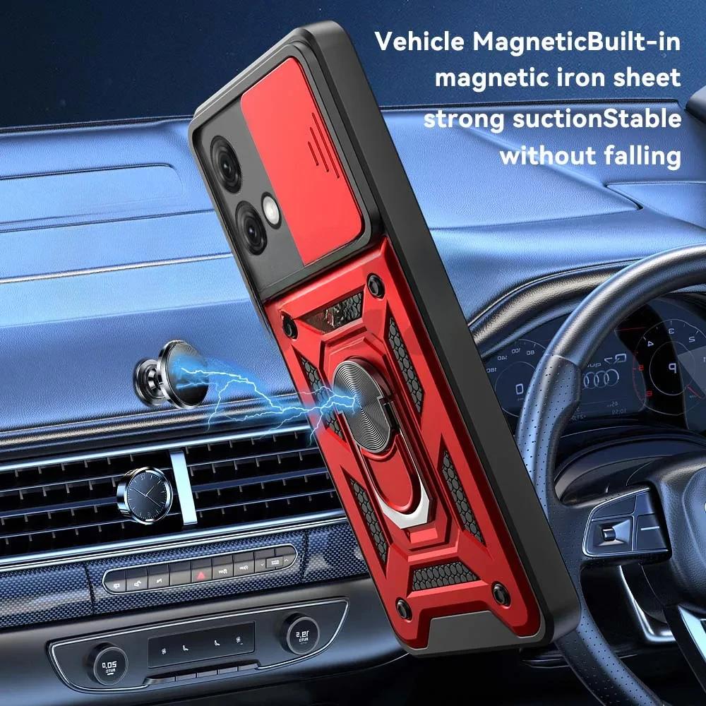 Бронированный чехол для Motorola Mote G86 G56 G15 G05 G85 G75 G55 G35 edge 60 Fusion 60 Pro 60 Stylus 5G с кольцом-держателем и защитой объектива