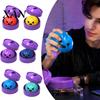 Игрушки-пельмени для стола, сжимаемая игрушка с фиолетовым пароваркой, жуткая паровая булочка для снятия стресса в офисе на Хэллоуин, домашний расслабляющий мячик-фиджет, тихий