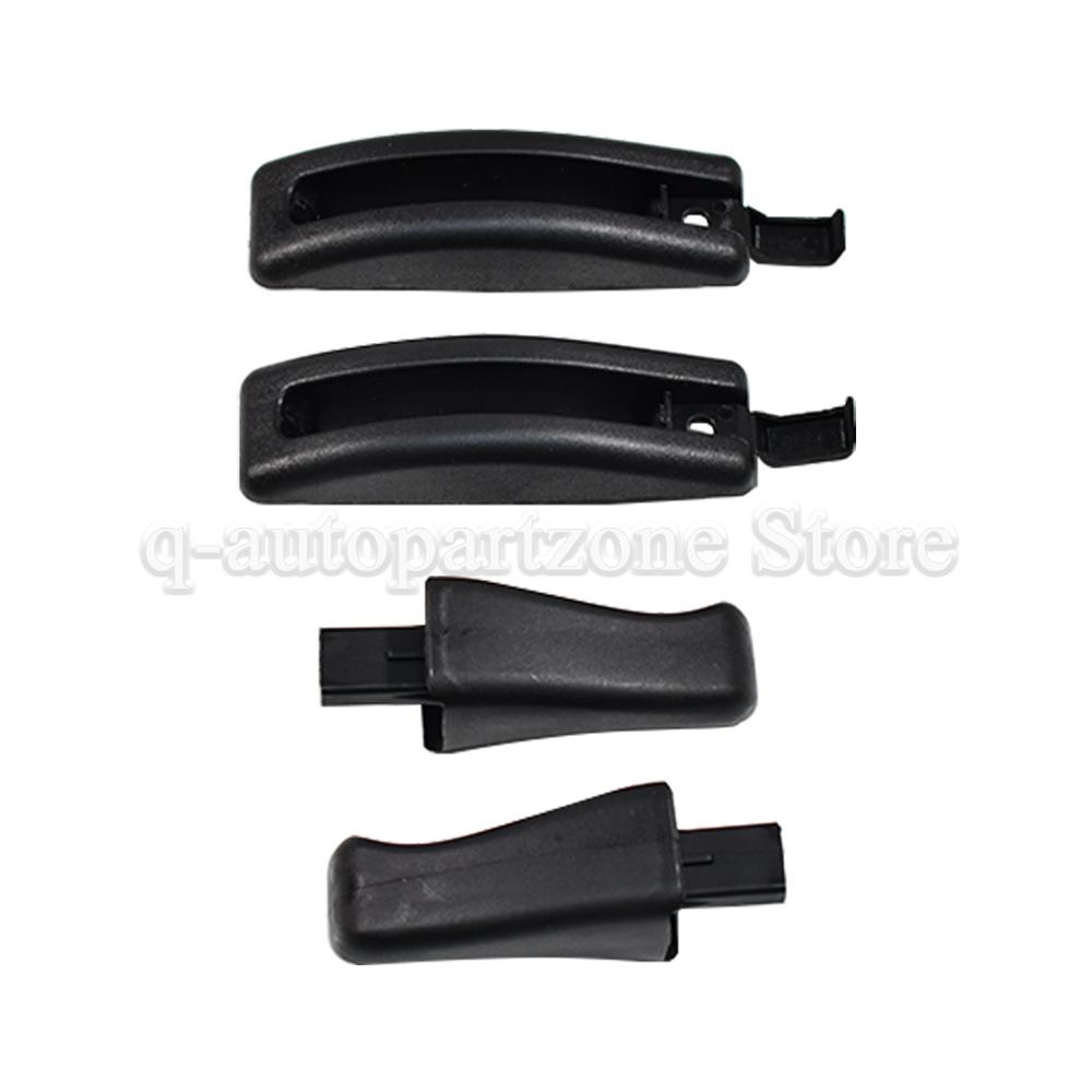 4PCS  For Golf MK1 MK2 MK3 Jetta MK2 Scirocco MK2 Corrado Caddy Front Seat Tilt Lever Handles & Cover Caps 191881633A 191881634A