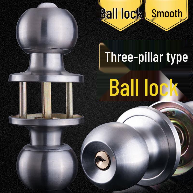 YiLi Universal Stainless Steel Spherical Door Lock