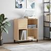 VidaXL Record Cabinet Sonoma Oak 84.5x38x89 Cm Engineered Wood 831783