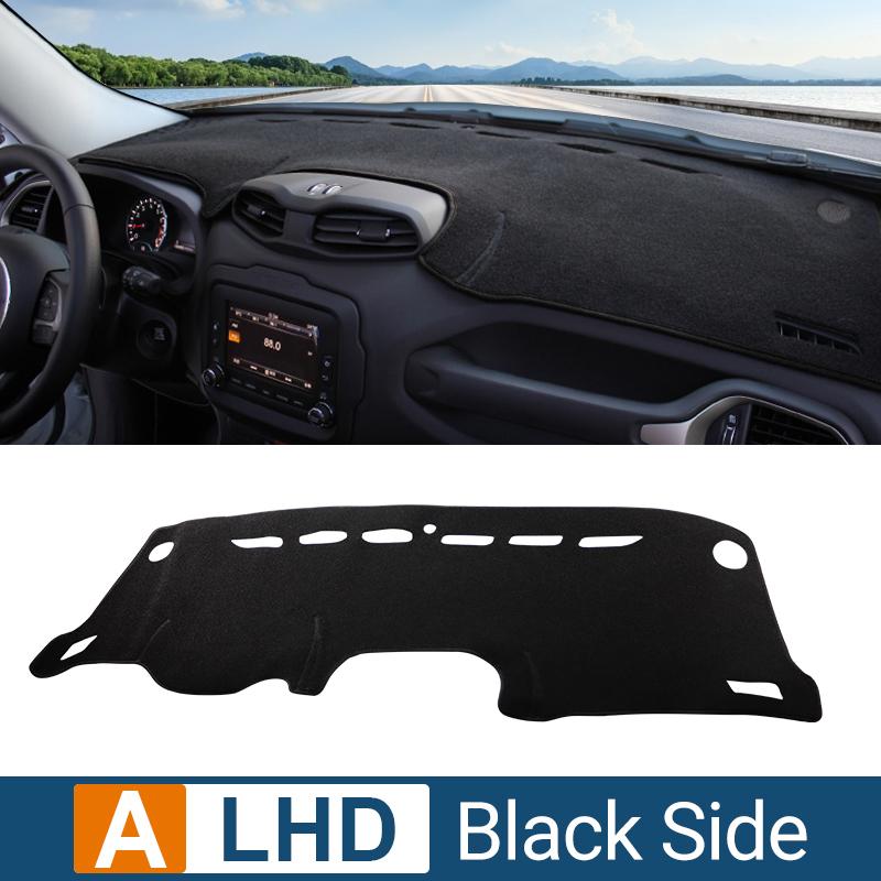 For Jeep Renegade 2015 2016 2017 2018 2019 2020 2021 2022 2023 2024 2025 Car Dashboard Cover Avoid Light Pad Anti-UV Carpet Mat