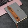 Adjustable Elastic Band Pen Holder Pu Leather Pen Sleeve Pouch Elastic Notebook