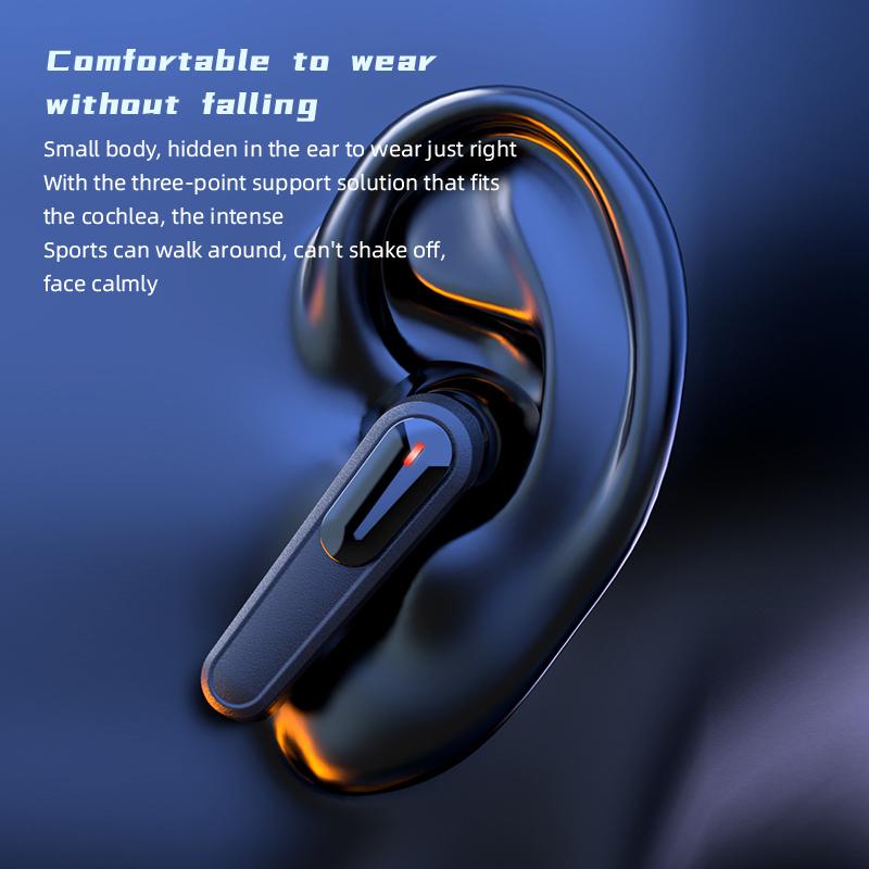 Original TWS Pro 80 Wireless Bluetooth Headset with Mic LED Display Earbuds Wireless Headphones Air Fone Bluetooth Earphones
