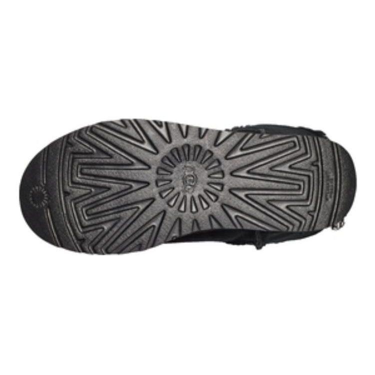 UGG Клетчатые короткие снегоступы с бантом 'Черный' Женские 1138132-BLK