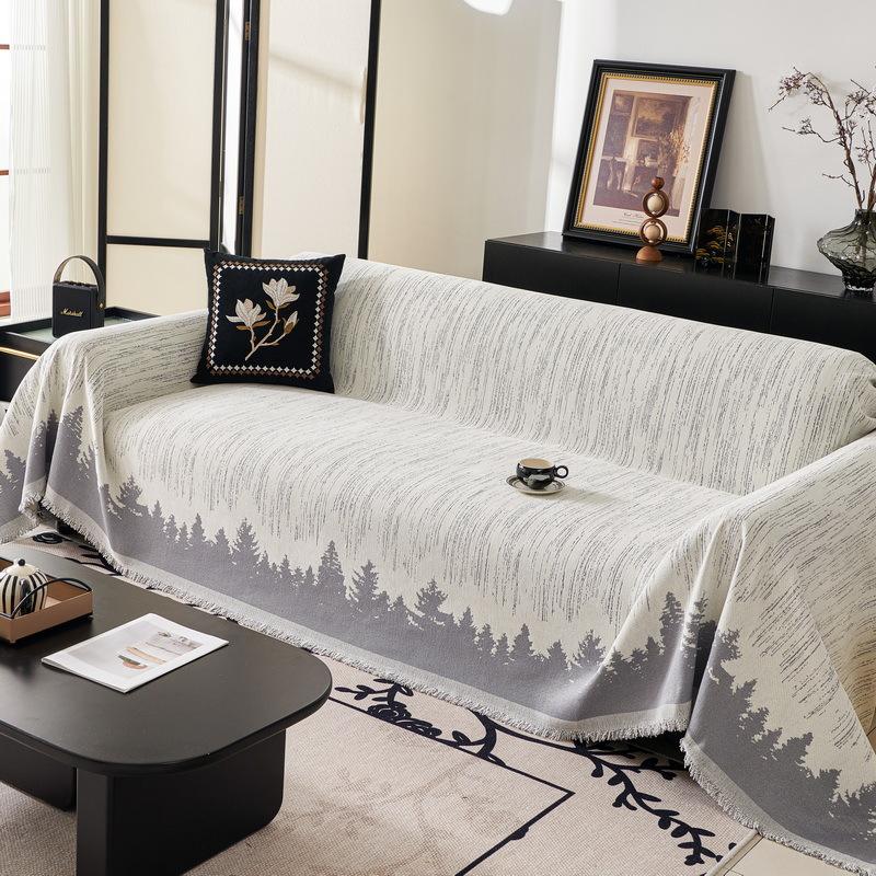 Chenille Sofa Cover Cloth New Four Seasons Universal Light Luxury Anti-Cat Scratch Full Cover Sofa Cushion Cover Cover Blanket