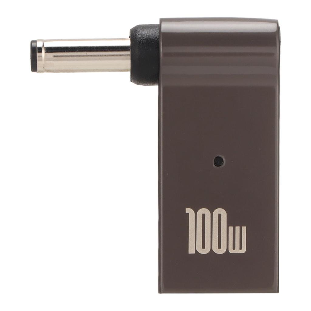 Адаптер для зарядного устройства для ноутбука Type C Female to DC Male PD Flash Charge Алюминиевый сплав 100 Вт Зарядка