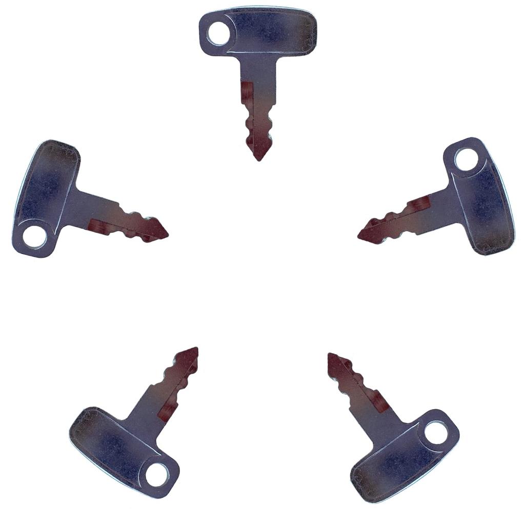 5 Ignition Keys Replaces Bobcat McCormick Compact Tractor and Cushman UTV