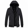 New Winter Style Men's Plus Velvet Thickened Hooded Cotton Coat for Middle-aged and Young Korean Style Loose and Versatile Cotton Coat