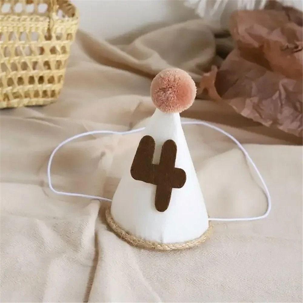 Мини Детская шляпа на день рождения Шляпы с цифрами Шляпа для украшения на день рождения 1 шт. Реквизит для фото для маленьких мальчиков девочек