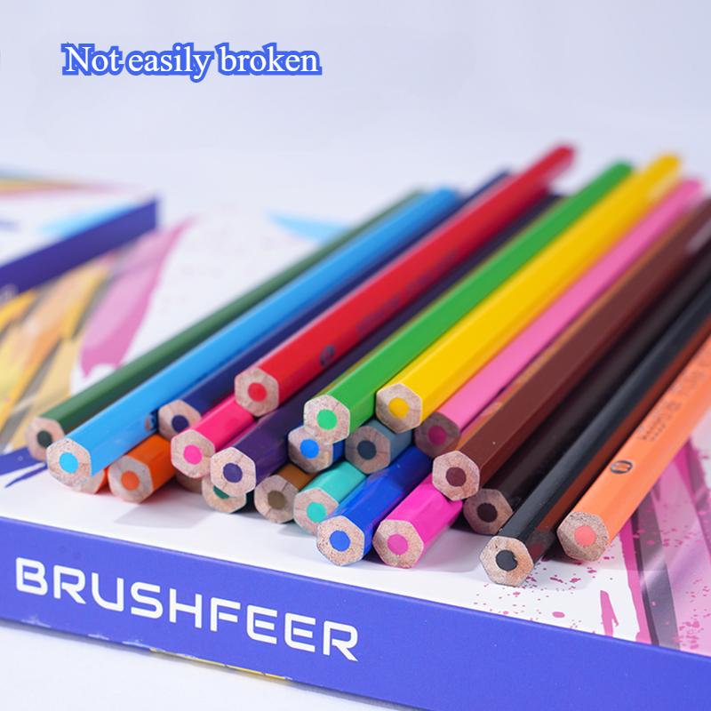 12/24/36/48 цветов масляный карандаш для художника профессиональный набор цветных карандашей для рисования эскизов для детей студентов рисование школьные принадлежности для рисования