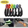 1pc Heavy-Duty Synthetic Off Road Trailer Rope Shackle - 1/2inch X 22inch Soft Shackle for 38000 Pound Car Recovery Tow Strap, Broken Tool, Durable