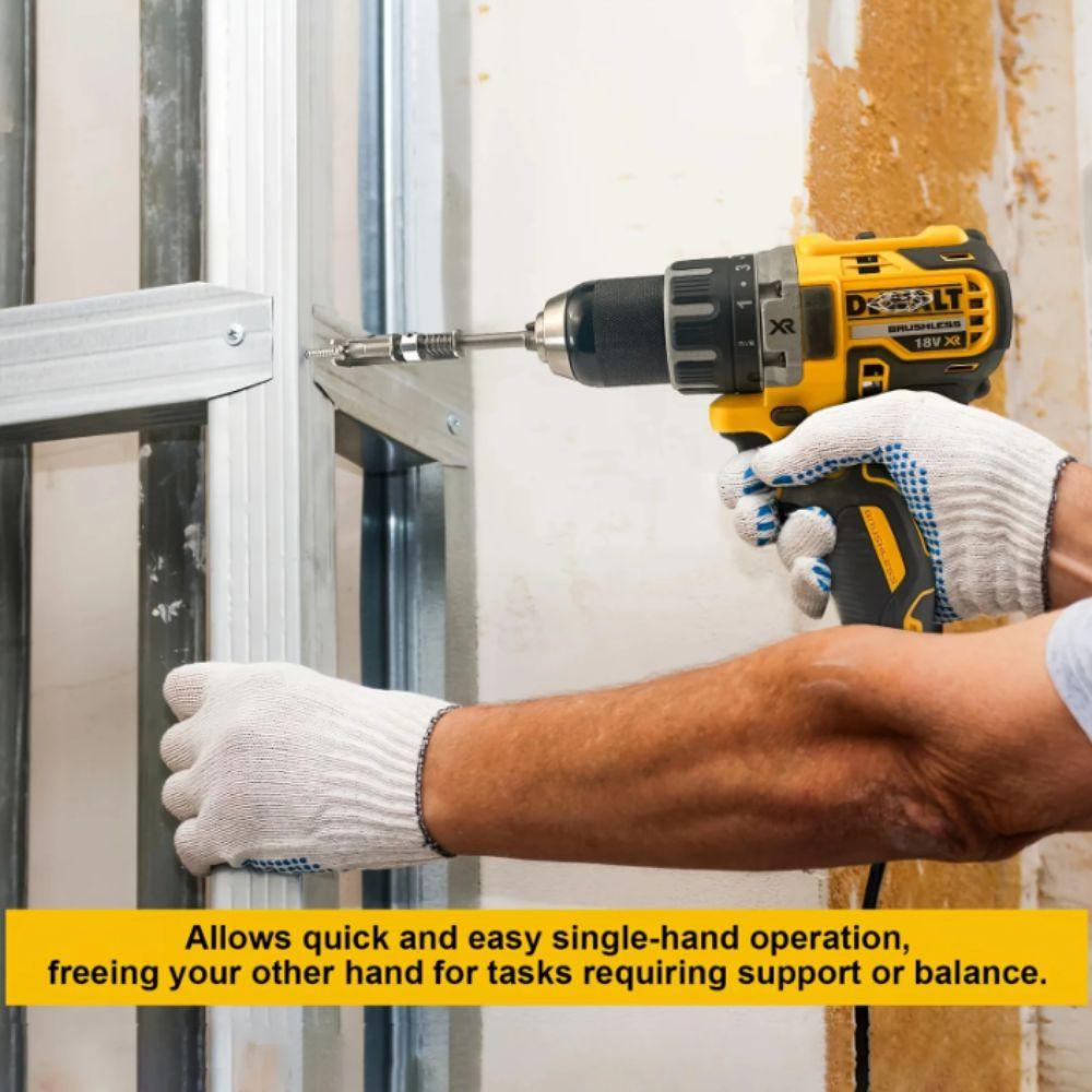 Anti-Drop Screw Bit Holder Wear Resist Quick Release Attachment Bit Retaining Adapter Mechanics