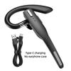 Built-in Mic Wireless Headset BT5.1 Handsfree Earphone Business Earpiece for Android IOS