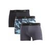Спортивные дышащие трусы-боксеры с логотипом, 3 пары, мужское нижнее белье 4A3M02-932
