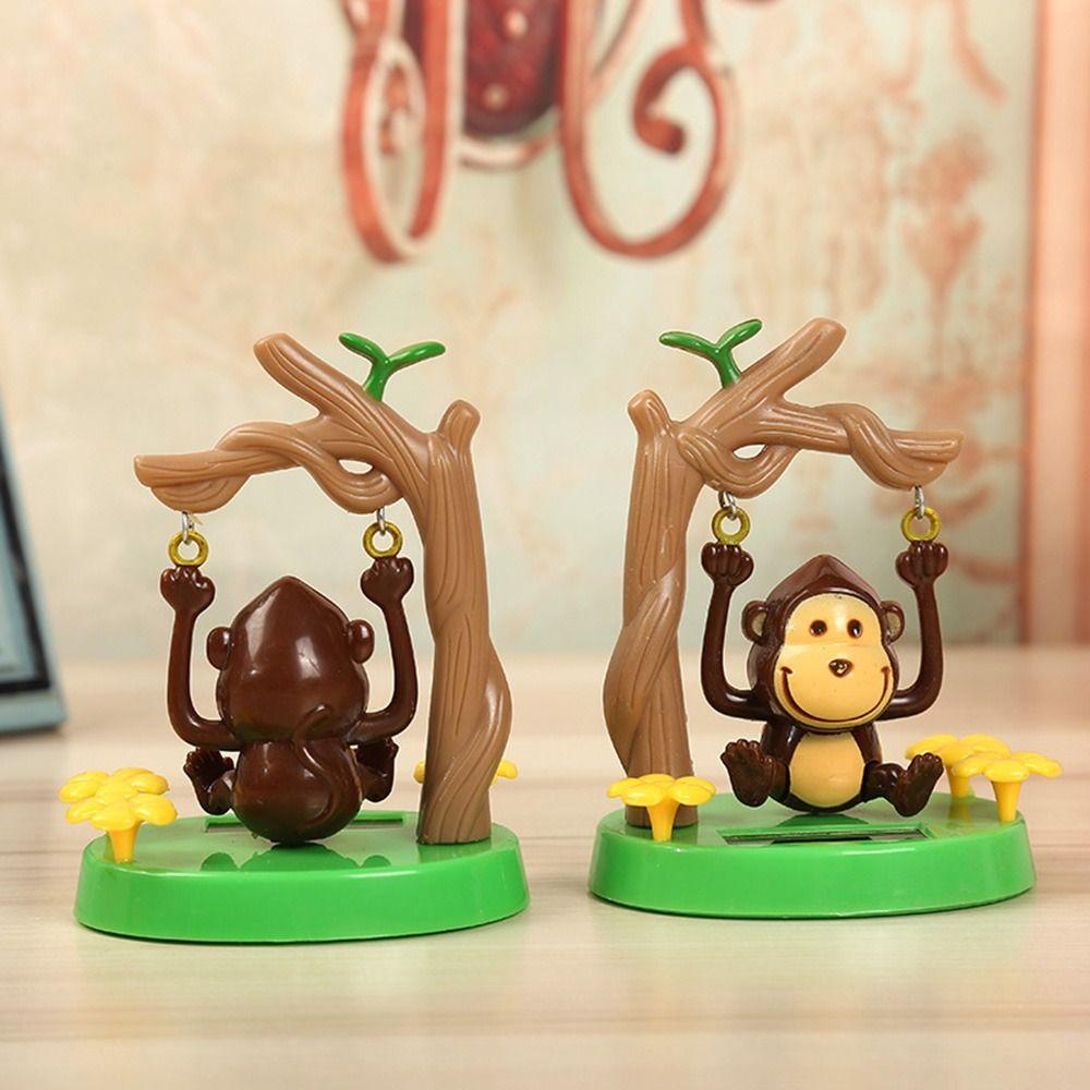 Танцор-обезьянка, качающийся на солнце, игрушка для приборной панели автомобиля, украшения для рабочего стола