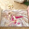 Ковер с изображением аниме Chobits, Коврик для ванной комнаты, Противоскользящий коврик, Придверный коврик, Коврик для домашнего декора, Коврик для входной двери, Устойчивый к царапинам придверный коврик