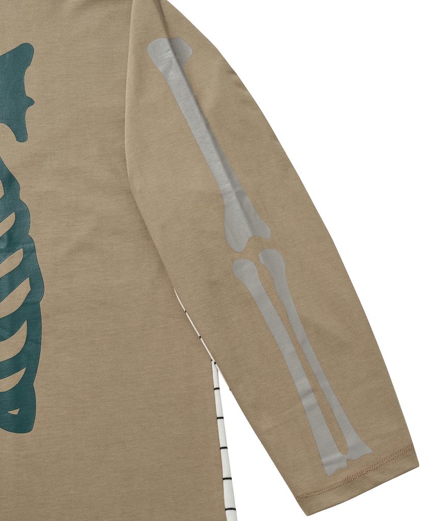 LIBERE Paradox Bone Sleeve Tee / Khaki