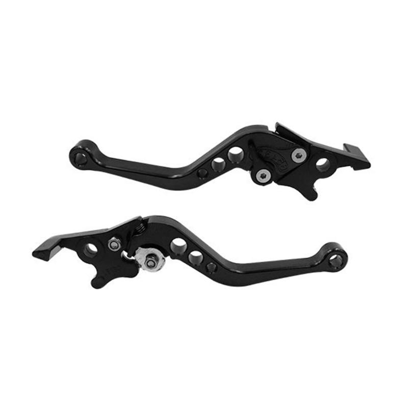 2Pcs Adjustable Double Disc Brake Motorcycle Modification Accessory Double Disc Brake Handle Lever for Scooters Electric