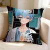 Comedy Anime M-Mission Y-Yozakura Family  Square Double-Sided printed Pillow Case Bedroom Bedside Pillow Sofa Cushion Cover