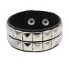 New Black Punk Spike Rivets Bracelets For Women Stud Bracelet PU Leather Charm Cuff Bracelets Cuff Bangles Jewelry Party Gift