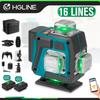 16 Lines 4D Laser Level Leveling Tool Power Display Automatic 360℃ Horizontal And Vertical Cross Laser Machine