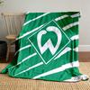 Green Geometric Printed Designed Flannel blanket for bedroom, living room, sofa, and nap
