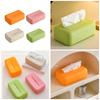 Elegant Soft Silicone Tissue Dispenser Paper Towel Organizer Moisture Proof Napkin Holder for Living Room Decoration