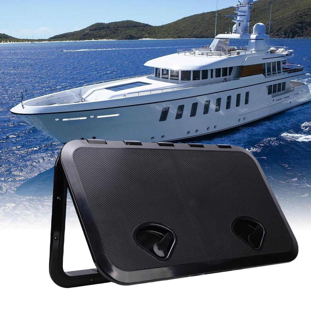 Крышка люка палубного люка лодки Люк лодки 24 дюйма x 14 дюймов Прямоугольный люк палубный люк лодки Крышка открывающаяся на 180° Морской люк для доступа к лодке Крышка для яхт RV