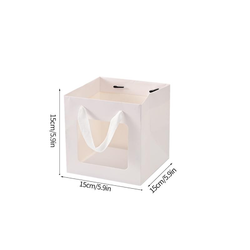 Портативный подарочный пакет Коробка для печенья с окошком Пакет для покупок Подарочная коробка для шарфа Пакеты для подарков на день рождения Упаковочный пакет Коробки для торта Свадебный декор