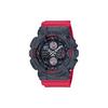 G-Shock Серия для молодежи Color Block Ретро-стиль Трехстрелочные Трехглазые Кварцевый механизм Ремешок из смолы Часы Мужские Часы Черные GA-140-4APRBS