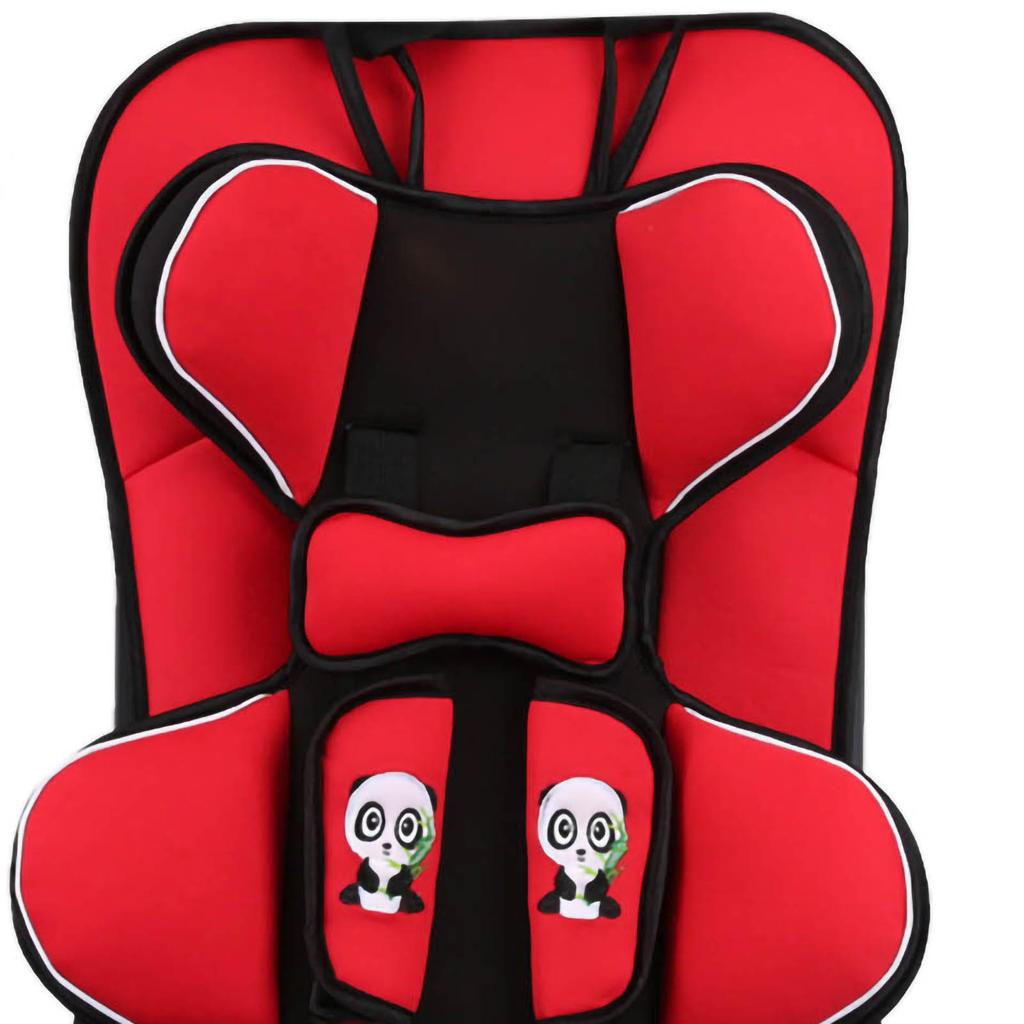 High Back Booster Car Seat Portable Polyethylene Convertible Toddler Infant Seat for Baby Red
