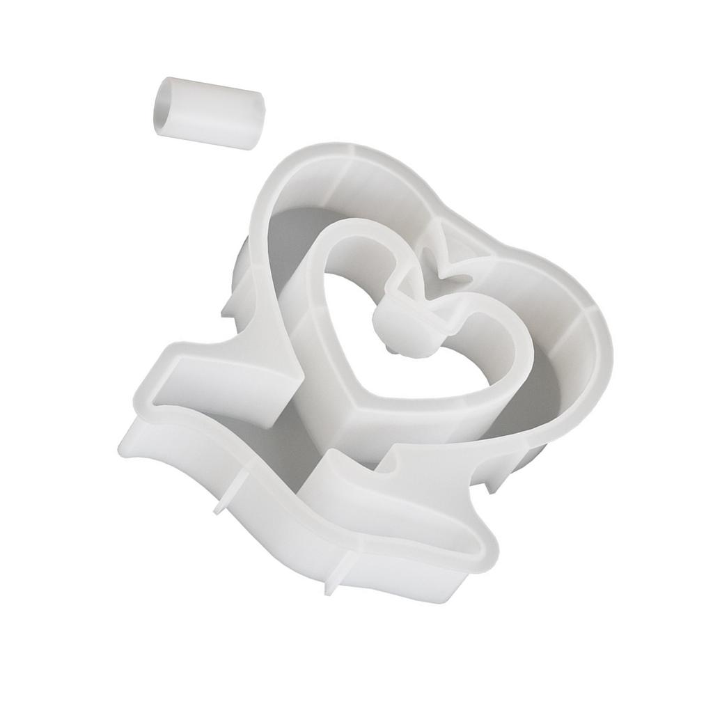 Flowerpot Vase Molds Designing Adorable Hydroponic Plant Displays with Heart Silicone Flowerpot Molds Silicone Texture