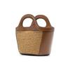 Marni Mini Logo Woven Tote Bag Brown Women Tote_bags BMMP0067Q0-P3860-00M50
