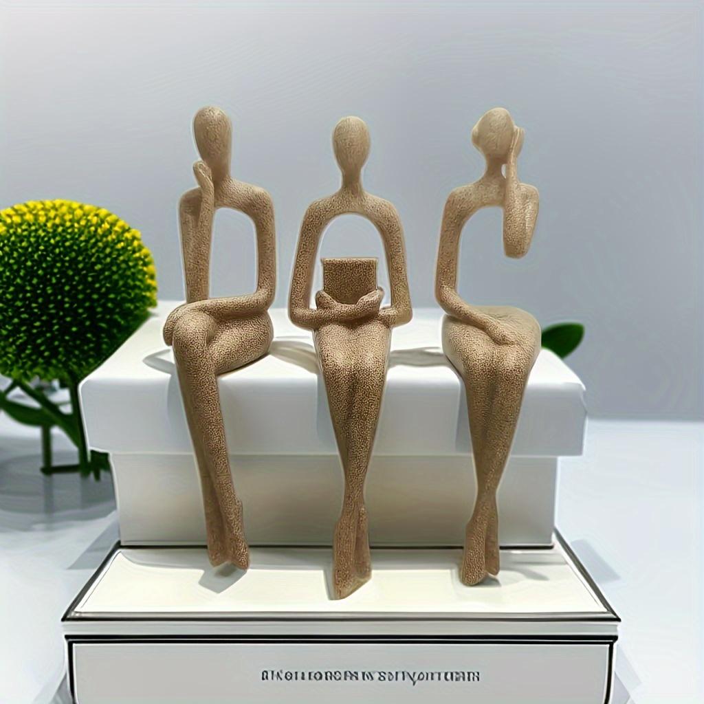 3 предмета Современный минималистский набор украшений для гостиной - мягкие роскошные аксессуары для дома, винный шкаф, тумба под телевизор, креативный декор для стола