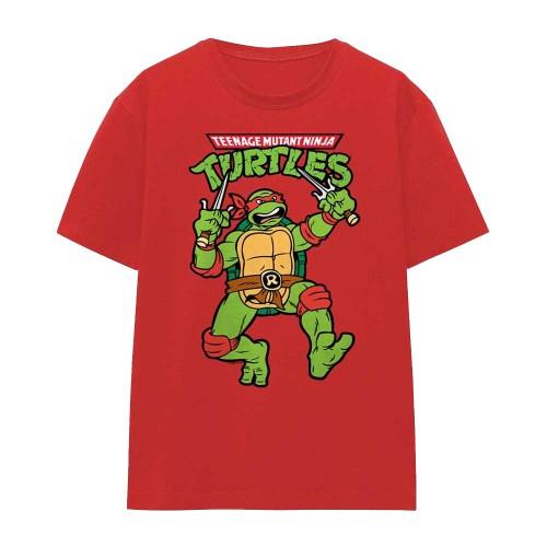 Teenage Mutant Ninja Turtles Womens/Ladies Raphael Retro T-Shirt