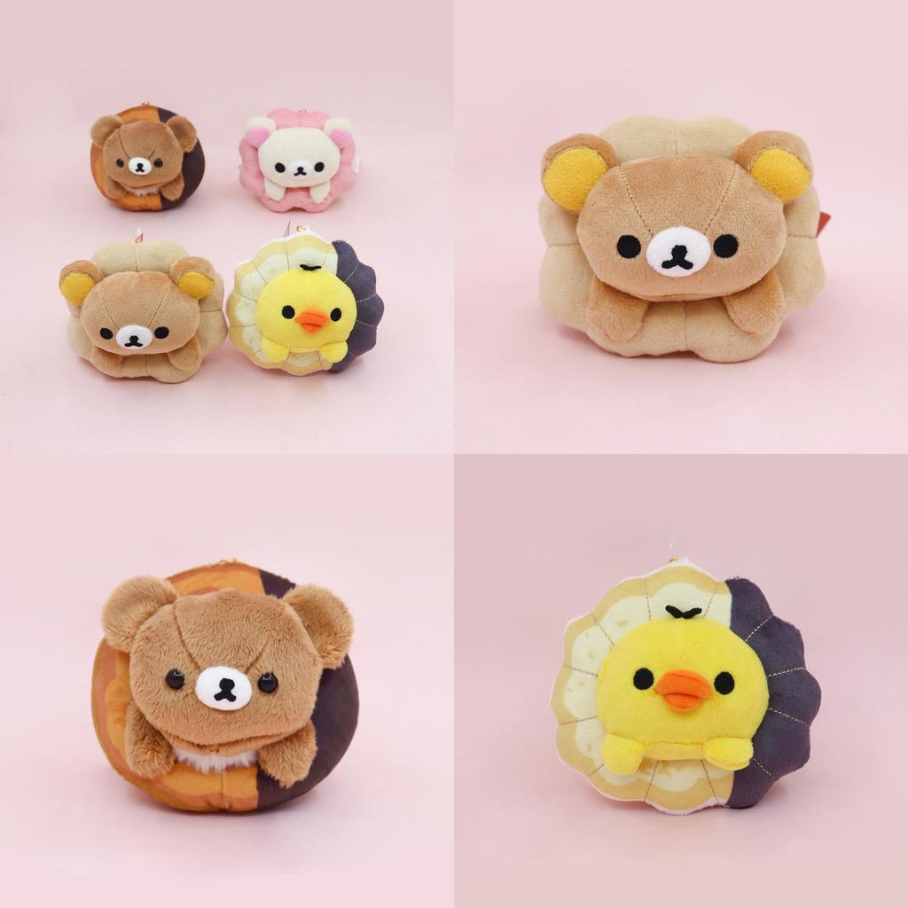 Милый плюшевый кулон Rilakkuma с дизайном пончика для девочек и коллекционеров