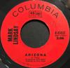 7-дюймовая пластинка МАРК ЛИНДСЕЙ - Аризона 445037 Columbia 1969 США Поп Б/У