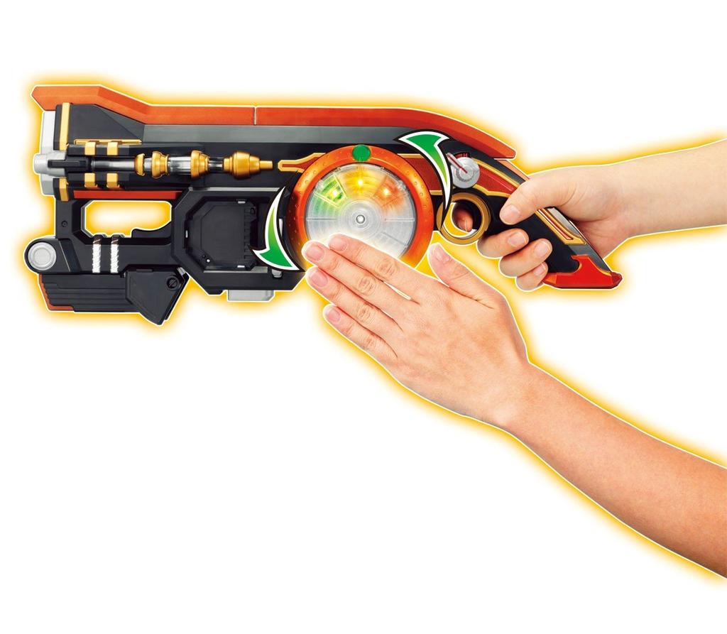 Камен Райдер Гейм Скретч-загрузка DX Matchlock большой оранжевый DJ Gun (Гаим)